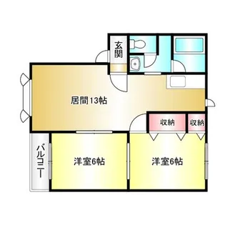 プリオール公園南【2階】の間取り