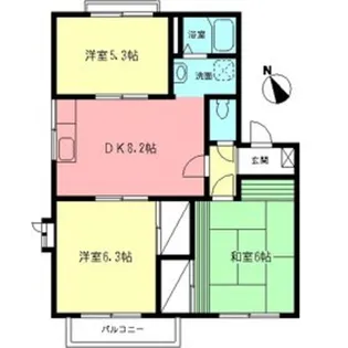 神奈川県相模原市緑区下九沢【アパート】の間取り