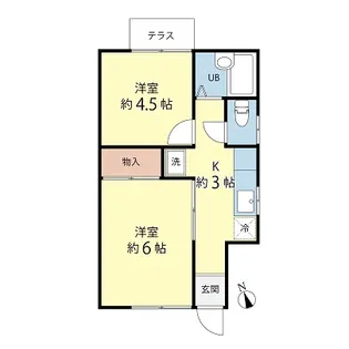 カーサ北馬込【1階】の間取り