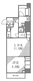 東京都台東区台東3【マンション】の間取り