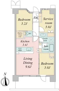トラープランド蒼麗館【4階】の間取り