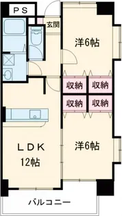 シャルマン.ヴィレッジ御幸【4階】の間取り