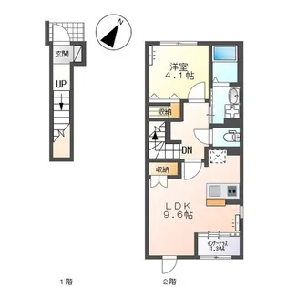 ココティエ【2階】の間取り