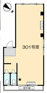 遠田ビル【3階】の間取り