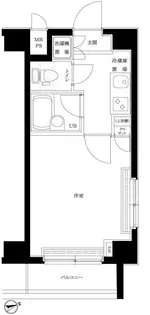 ルーブル新橋【6階】の間取り