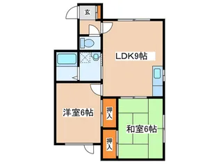 ドルミ平岡【1階】の間取り