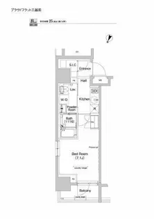 プラウドフラット三越前【11階】の間取り