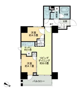 東京都千代田区岩本町2【マンション】の間取り