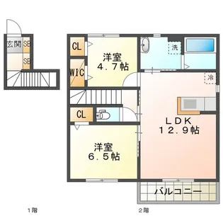 Grundy【2階】の間取り