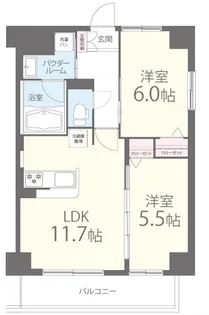 大阪府大阪市福島区鷺洲5【マンション】の間取り