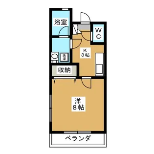 エム・エム・ワン【1階】の間取り