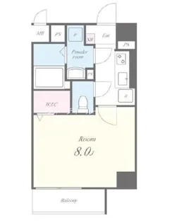 フェリーチェ蔵前【2階】の間取り