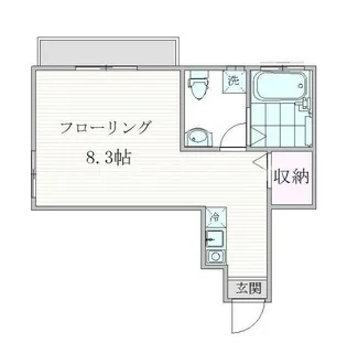 東京都荒川区荒川6【アパート】の間取り
