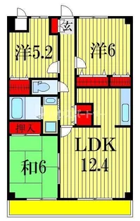 アレグリア芝山【2階】の間取り