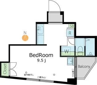 第二ダイナカビル【5階】の間取り