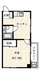 熊谷ビル【4階】の間取り