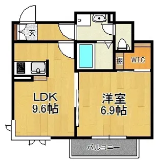 メゾン・ド・ソフィア北鎌倉【1階】の間取り
