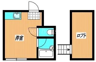1Rの間取り画像