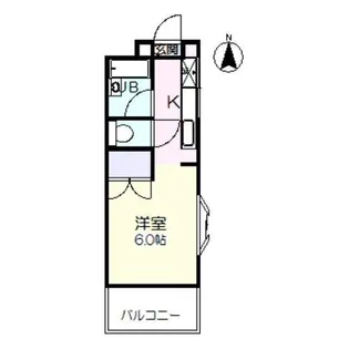 サンパティオ境【2階】の間取り