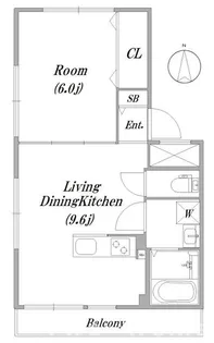 東京都杉並区荻窪1【マンション】の間取り