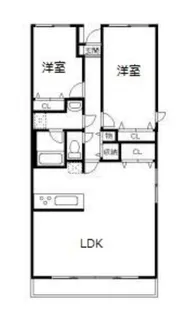ベルヴィラージュ【1階】の間取り