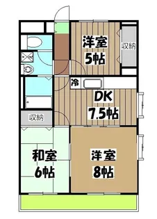 今井ドゥーズィエムマンション【1階】の間取り