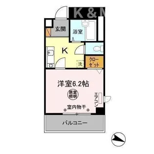 G・Mウエストハイツ A【3階】の間取り