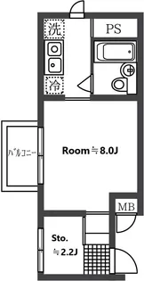 APT.4316【2階】の間取り