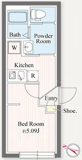 オプション坂下【1階】の間取り
