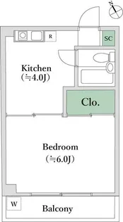 クレール・ヴェルジェ【2階】の間取り