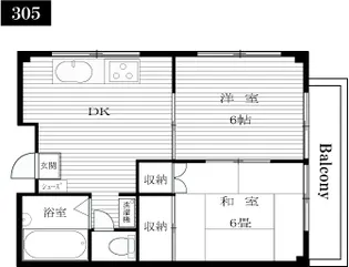 レジデンス【3階】の間取り