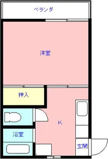 ハイライフ本郷【2階】の間取り