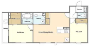 東京都大田区西六郷2【アパート】の間取り