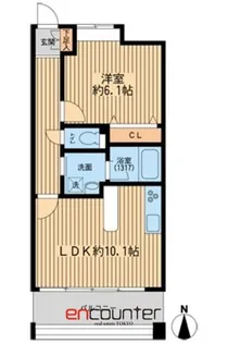 甲斐ヴィレッジ【5階】の間取り