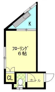 第二清風荘【2階】の間取り