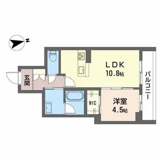 Belle Maison昭和町【2階】の間取り