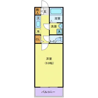 PRINCESS南町【4階】の間取り