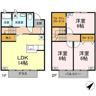 沖縄県宜野湾市愛知2【一戸建】の間取り