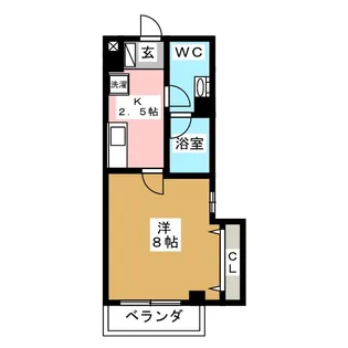 ベルタ大船【3階】の間取り