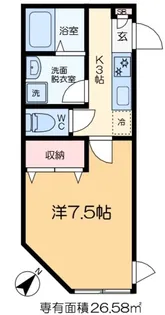 カーサ柴又【2階】の間取り
