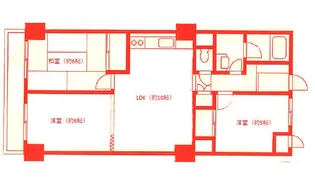 クレール綱島【6階】の間取り