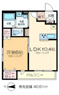 Shamrock2【3階】の間取り