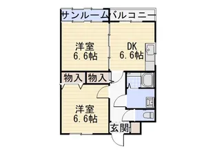 ハイツK&M【3階】の間取り