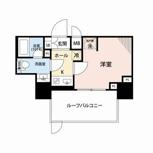 プレール・ドゥーク戸越銀座通り【7階】の間取り