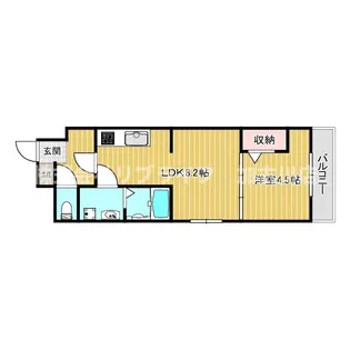 アーバンコート加古川【3階】の間取り