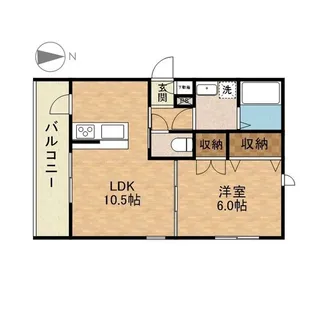 シルフィード真上【3階】の間取り