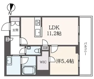 ホクレア分倍河原【2階】の間取り