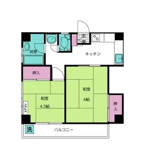 フォトナ新井薬師前(旧:小久保マンション)【4階】の間取り