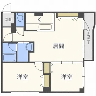 ミルフォードガーデン【6階】の間取り