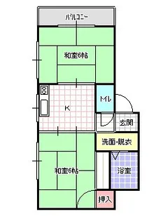 中井マンション【3階】の間取り